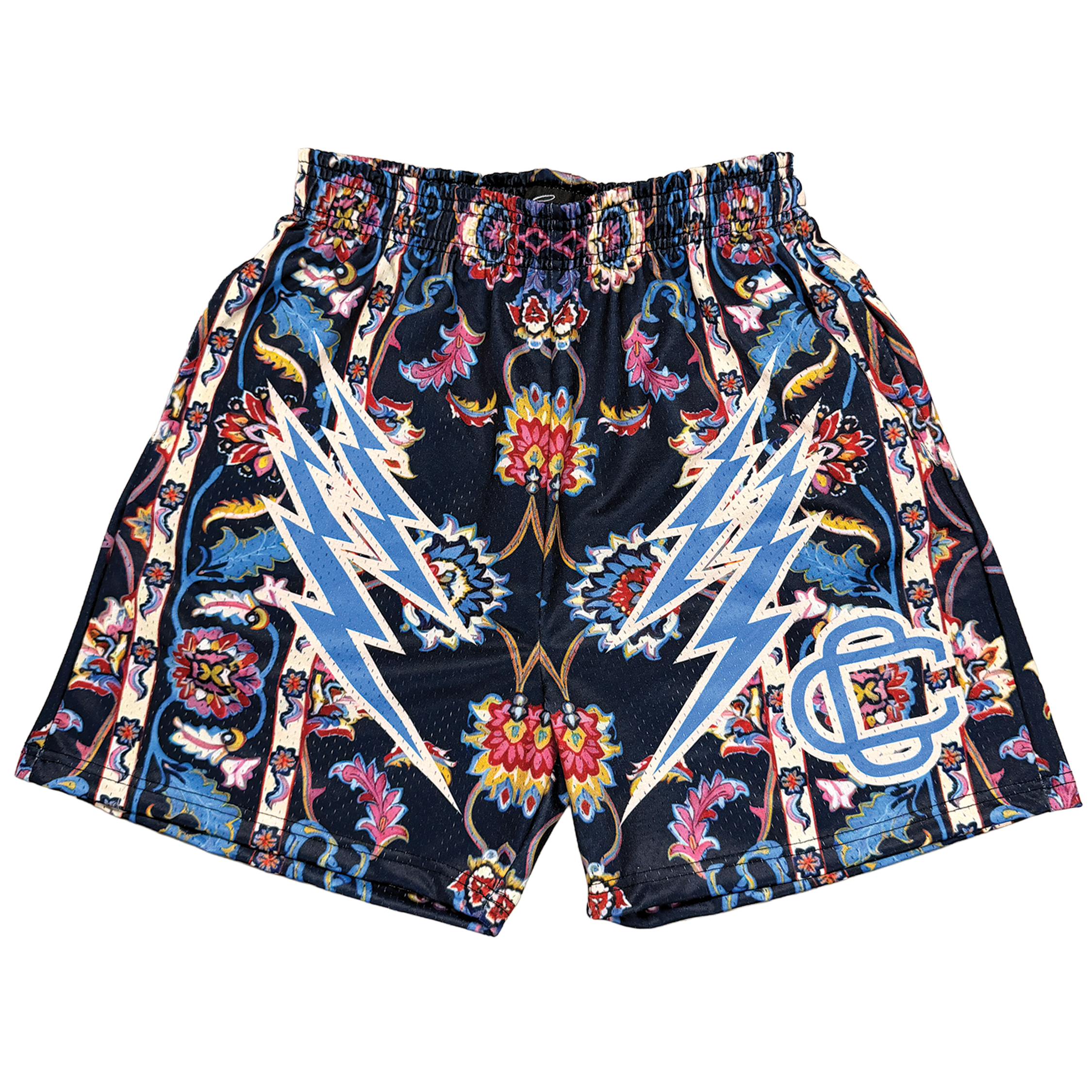 Corrupted Creative ‘Los Angeles Lakers’ Tie Dye Satin Mesh Shorts (Copy)