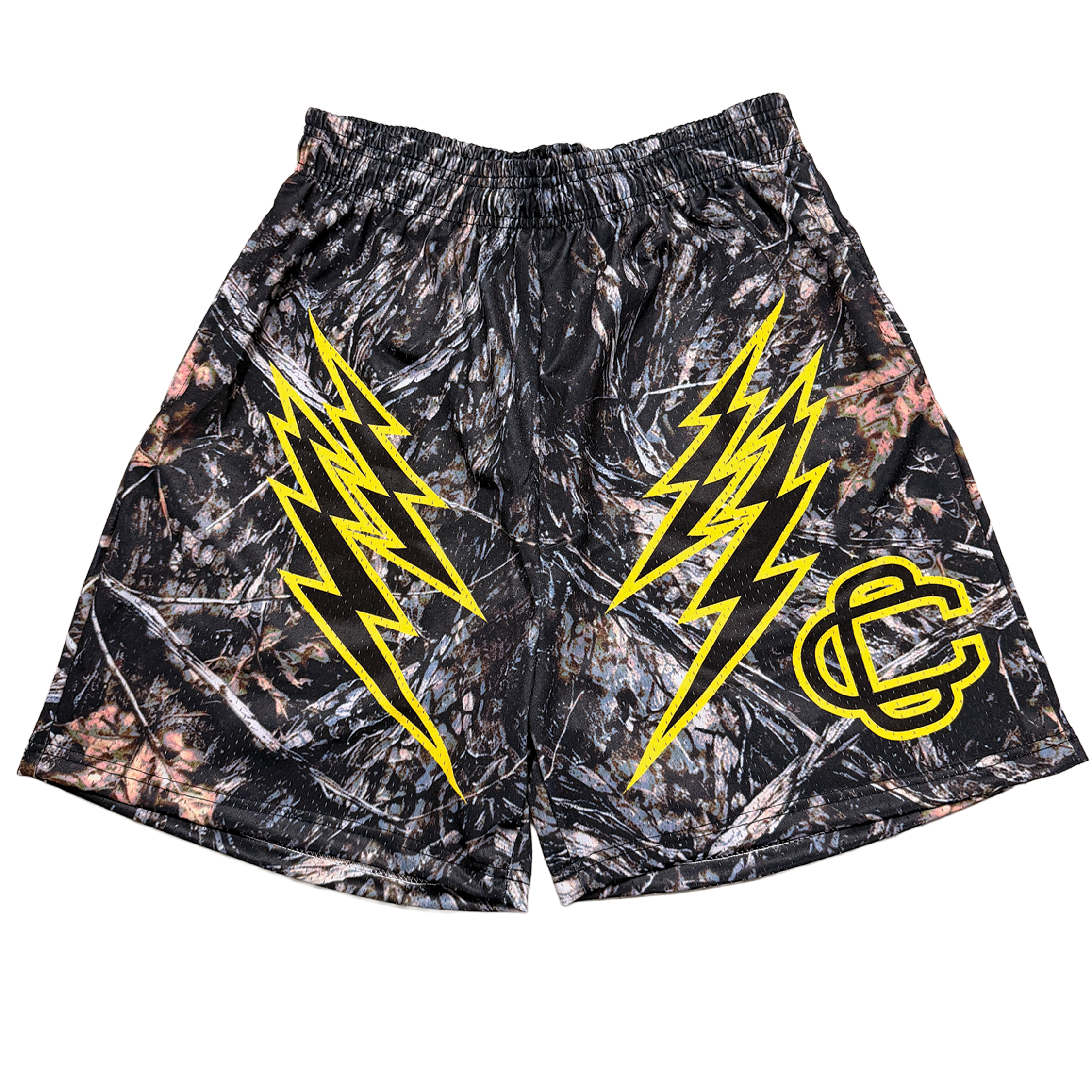 Corrupted Creative ‘Real Tree Camo V1’ Satin Mesh Shorts
